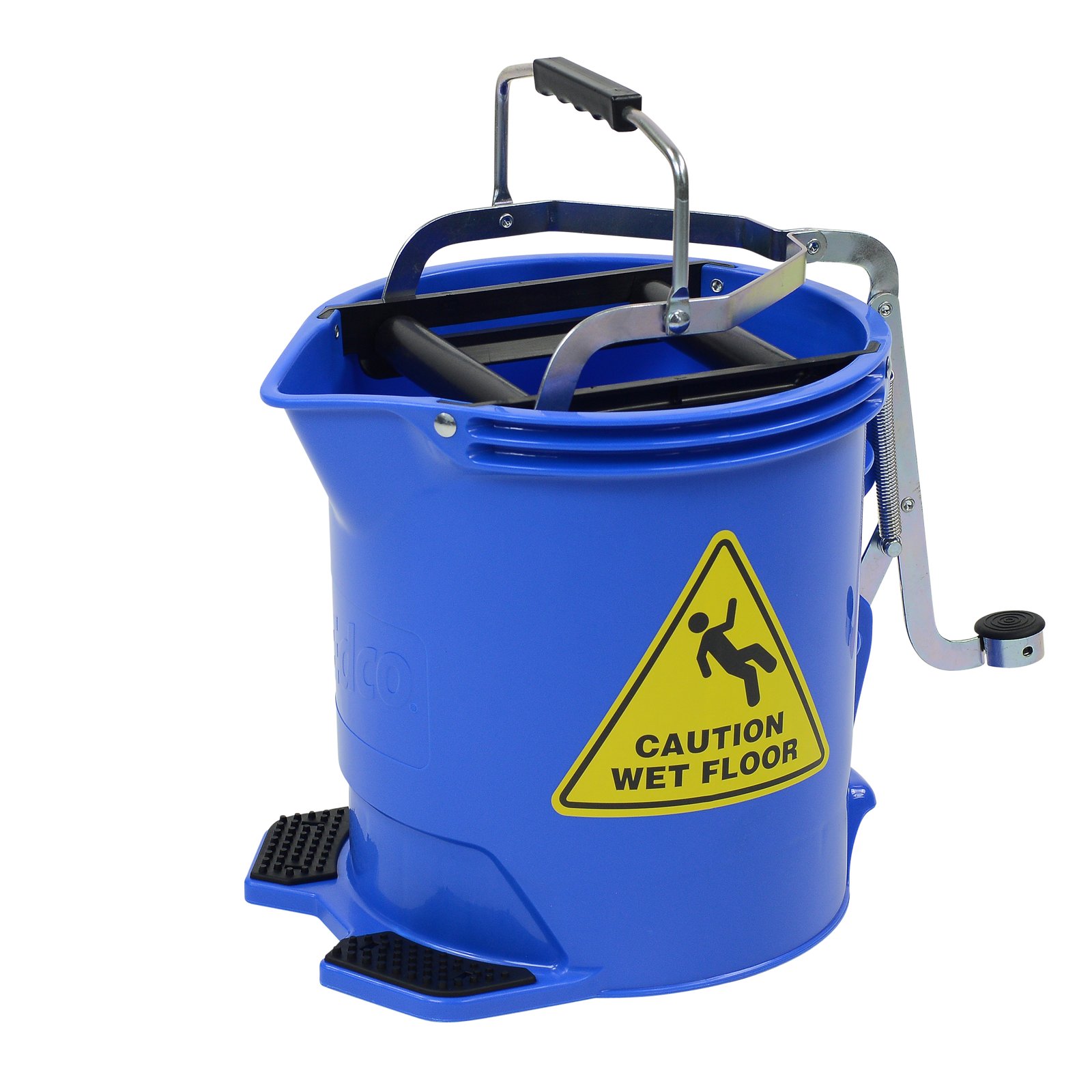 Edco 15L plastic mop bucket (metal wringer)