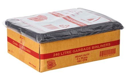 Garbage Bin Liners – 240L Tailored