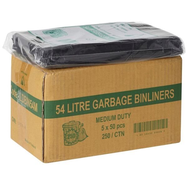 Garbage Bin Liners – 54L Tailored